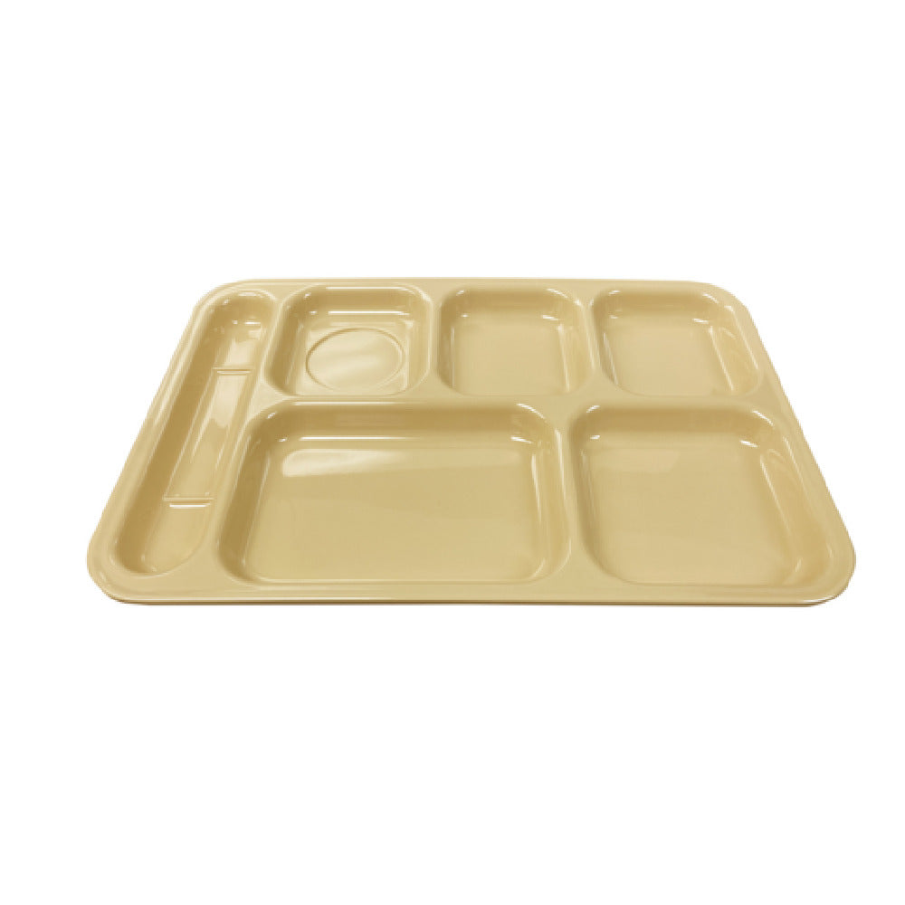 Thunder Group ML801T Tray 14-1/2"W X 10"D X 1-1/8"H Left Hand (6) Compartment