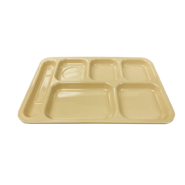 Thunder Group ML801T Tray 14-1/2"W X 10"D X 1-1/8"H Left Hand (6) Compartment