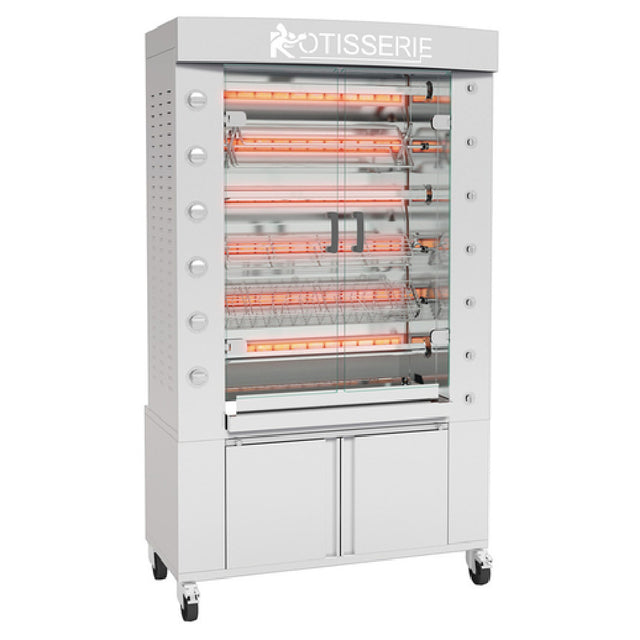 Rotisol FB1160-6G-SS_NAT FlamBoyant Infrared Rotisserie Oven Gas Countertop