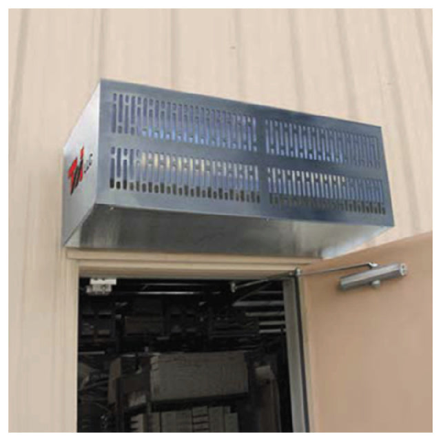 Curtron S-IBD-120-3-SS Insect Back Door Air Curtain Covers Area Up To 120"W (3) 1-speed 3/4 HP Motors