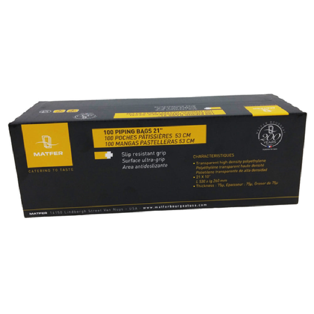 Matfer 165018 MASTERCASE Pastry Bag 21"L Disposable