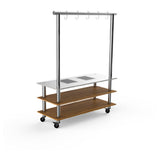 Steelite MGCMLD14BSXW Mogogo Buffet Solutions Modular Pro Cooking Induction 71" X 29-1/2" X 96"H