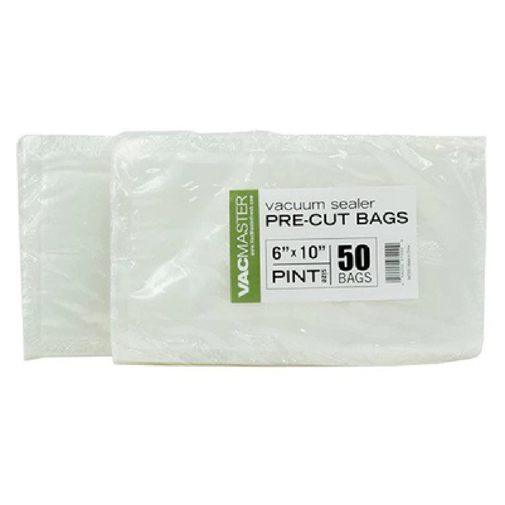 Alfa 947200 VacMaster® Vacuum Sealer Pre-Cut Bags Pint Size 6" X 10"