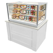Federal Industries ITR3626 Italian Glass Refrigerated Counter Display Case Drop-in Model