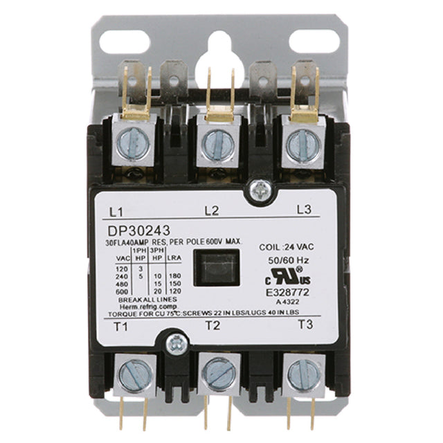 Hobart 087713-065-1 Contactor 3 Pole 40 Amp 24v