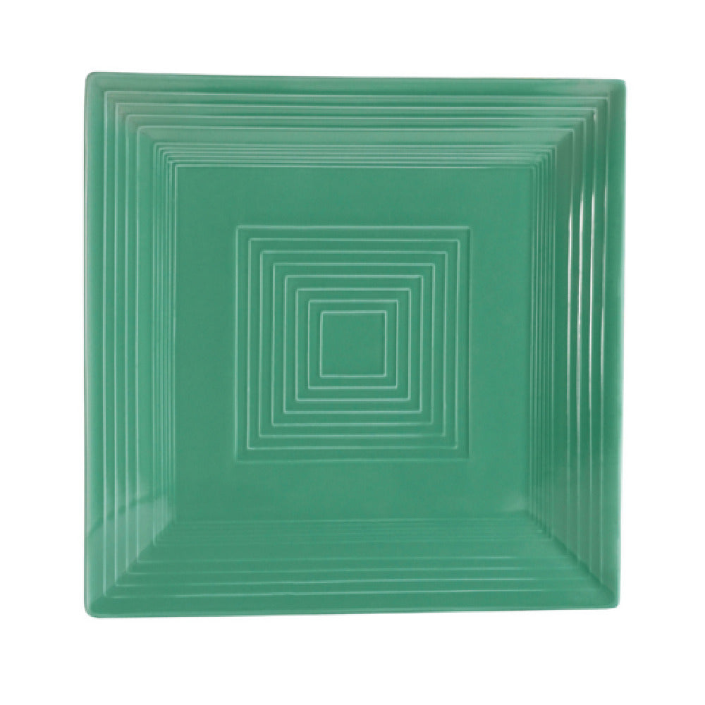 CAC China TG-SQ8-G Tango Plate 8"L X 8"W X 5/8"H Square