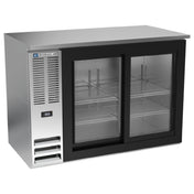 Beverage Air BBN48HC-GS-S - Refrigerated Back Bar Storage Cabinet, Two-section, 48"W X 25-1/4"D X 34"H