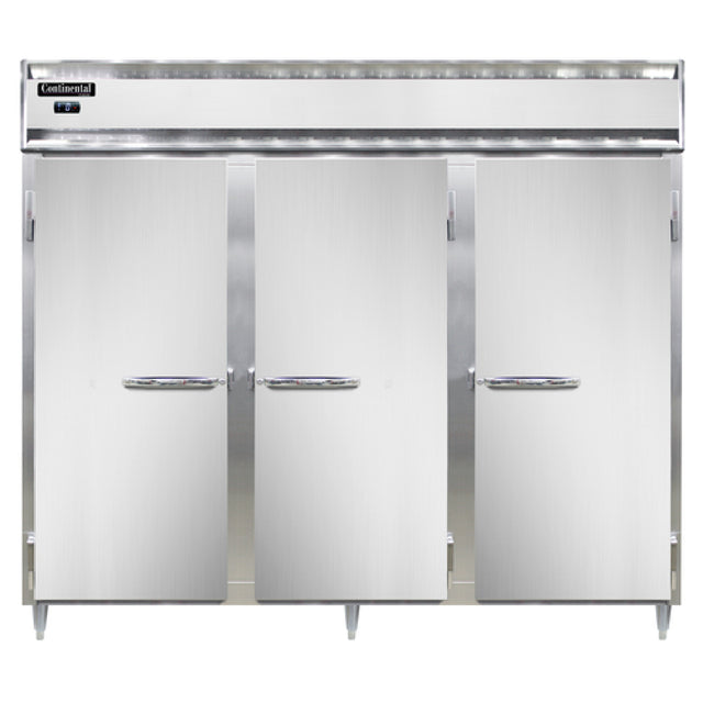 Continental Refrigerator DL3FE Designer Line Wide Freezer Reach-in 85-1/2"W