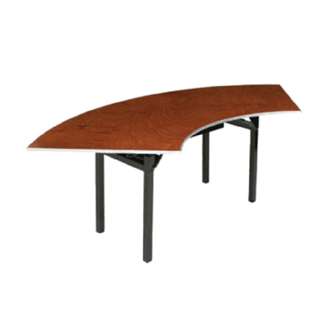 Forbes Industries 600-5X10A 600 Series Folding Table Serpentine 5'ID/10'OD Long X 30" Wide X 30"H