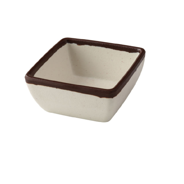Yanco NA-5004 Nature Art Condiment Server 3-1/2"W X 3-1/2"D X 1-1/2"H 5 Oz