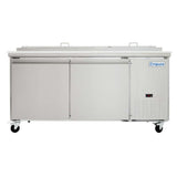 Empura E-KPP67 - Pizza Prep Table, 70.8"W X 32.3"D X 41.3"H, 19 Cu. Ft. Capacity