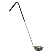 Omcan 80765 6 Oz One-Piece Stainless Steel Ladle With Black Handle