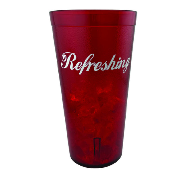 Buccaneer 522010-REFRESH - (Buccaneer) Pebble Tumblers, 20 Oz., Ruby