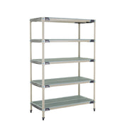 Metro 5X557GX3 MetroMax® I Starter Shelving Unit 48"W X 24"D X 74"H Rust Proof