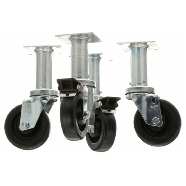 Magikitch'N B3901504 Casters 4"wheel 9"lift 4 Pk