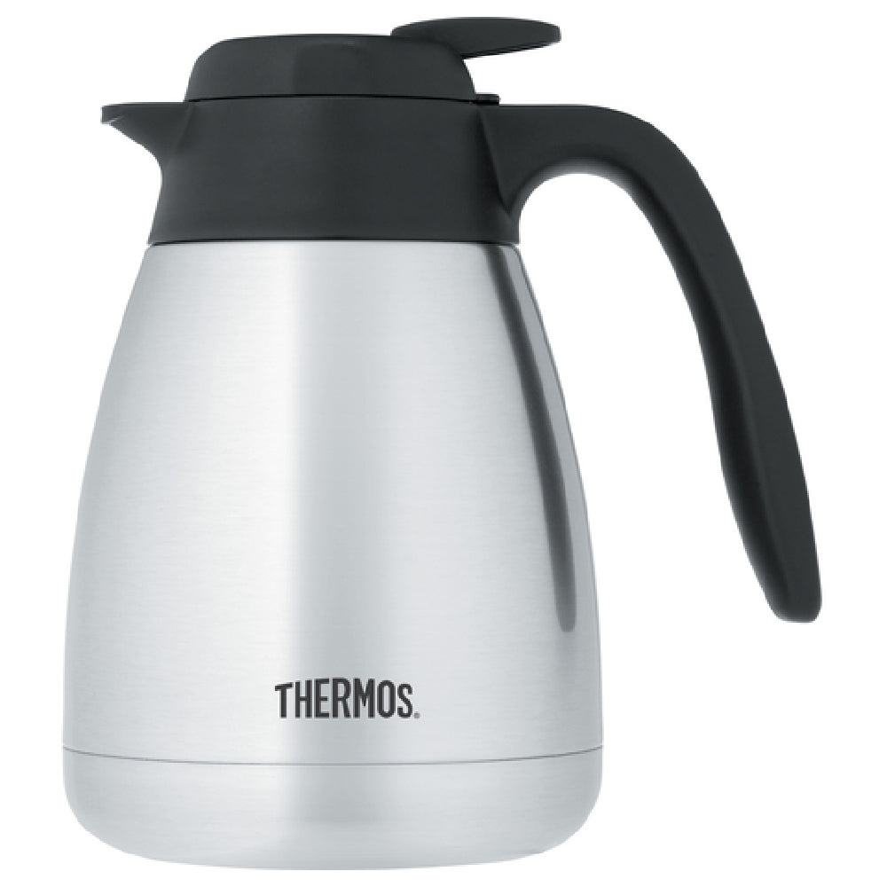 Arc Cardinal FN357 Thermos Push Button Carafe 34.0 Oz Stainless Steel