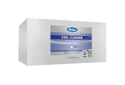 A white rectangular box with a blue and gray label reading “Coil Cleaner” from Atosa USA. The label features the Avesta logo, safety symbols, ATCC product details, and quantity (6 x 32 fl oz). The plain box is set against a white background.