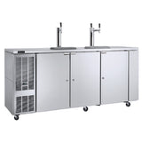 Perlick DDC92 Concessionaire Draft Beer Dispenser Self-contained Direct Draw 92"W X 24-3/4"D X 34-9/16"H