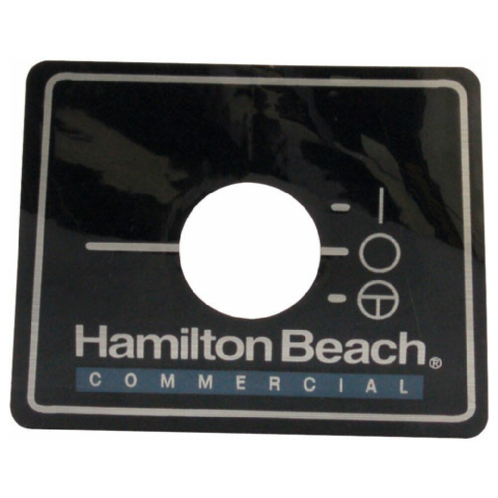Hamilton Beach HAM230047900 Nameplate (blender)