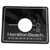 Hamilton Beach HAM230047900 Nameplate (blender)