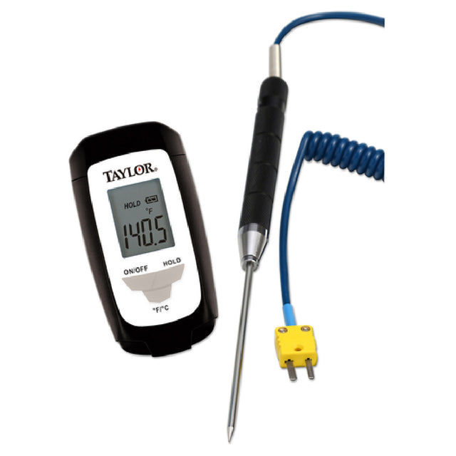 Taylor 9821PBN Thermocouple Thermometer With 1.5mm Step Down 3.9" K-type Probe