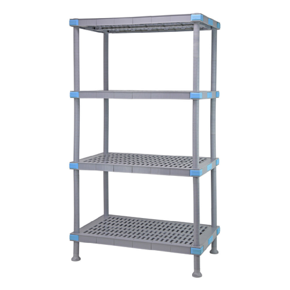 Quantum QP184886VS-4 Millenia Shelving Unit 48"W X 18"D X 86"H Up To 2000 Lbs Load Capacity
