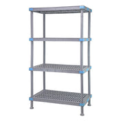 Quantum QP185474VS-4 Millenia Shelving Unit 54"W X 18"D X 74"H Up To 2000 Lbs Load Capacity