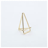 American Metalcraft GCHG2 Geometric Card Holder 2"H Metal
