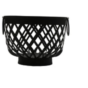 GET Enterprises WB-569-BK Urban Renewal™ Harvest Basket 9-1/2" Dia. X 7-1/4"H Round