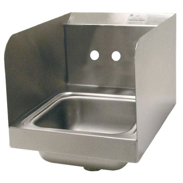 Advance Tabco 7-PS-23-ECSPNF-1X Special Value Hand Sink With 7-3/4" Side Splashes
