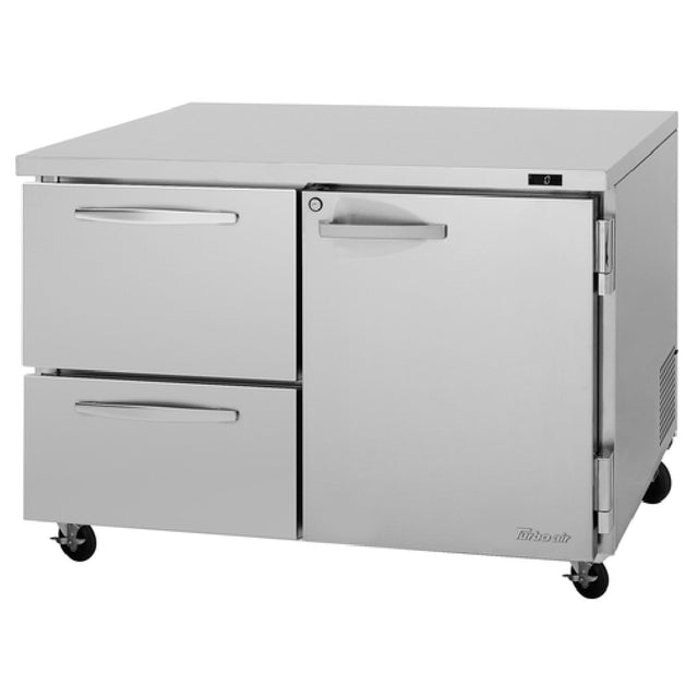 Turbo Air PUF-48-D2R(L)-N PRO Series Undercounter Freezer Two-section 12.2 Cu. Ft. Capacity