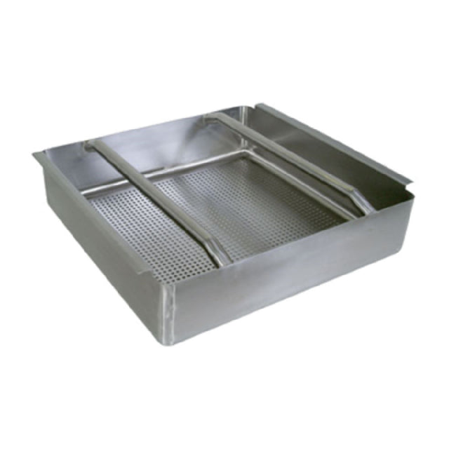 John Boos PB-DTA-20-01 Dish Table Pre-Rinse Basket With Welded Slide Bar Stainless Steel Construction