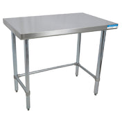 BK Resources SVTOB-3030 Work Table 30"W X 30"D 18/430 Stainless Steel Top