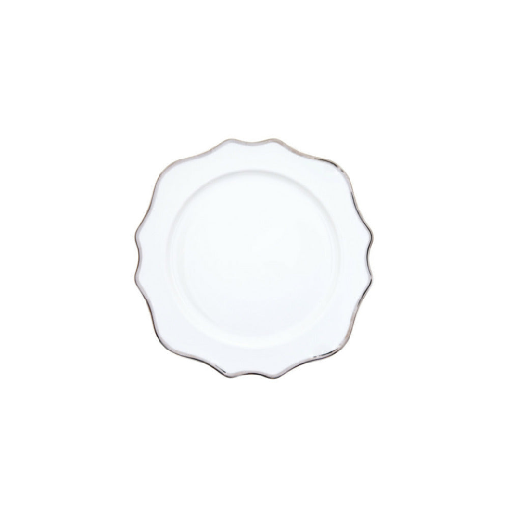 Fortessa RRP.TRIESTEP.15 China Trieste Platinum Dinner Plate 10.75" (27.5cm) Dishwasher Safe