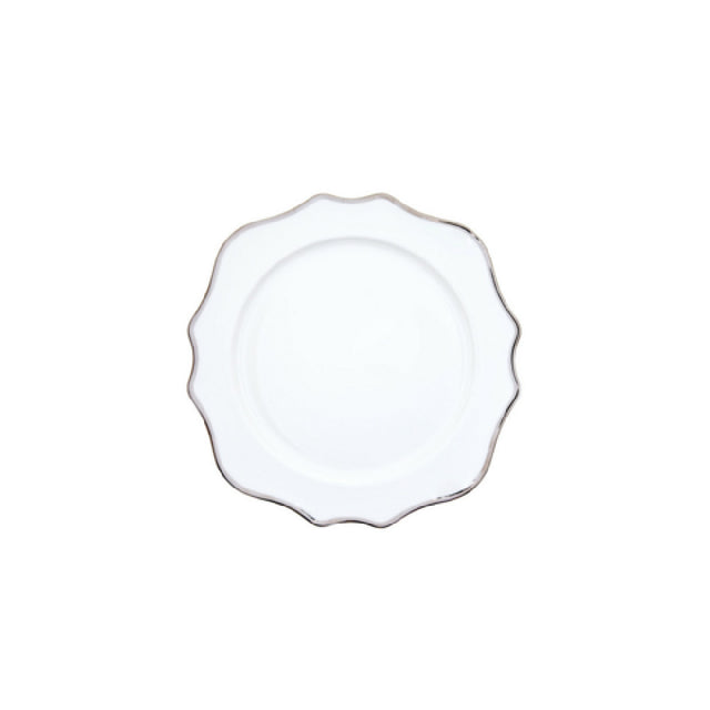 Fortessa RRP.TRIESTEP.15 China Trieste Platinum Dinner Plate 10.75" (27.5cm) Dishwasher Safe