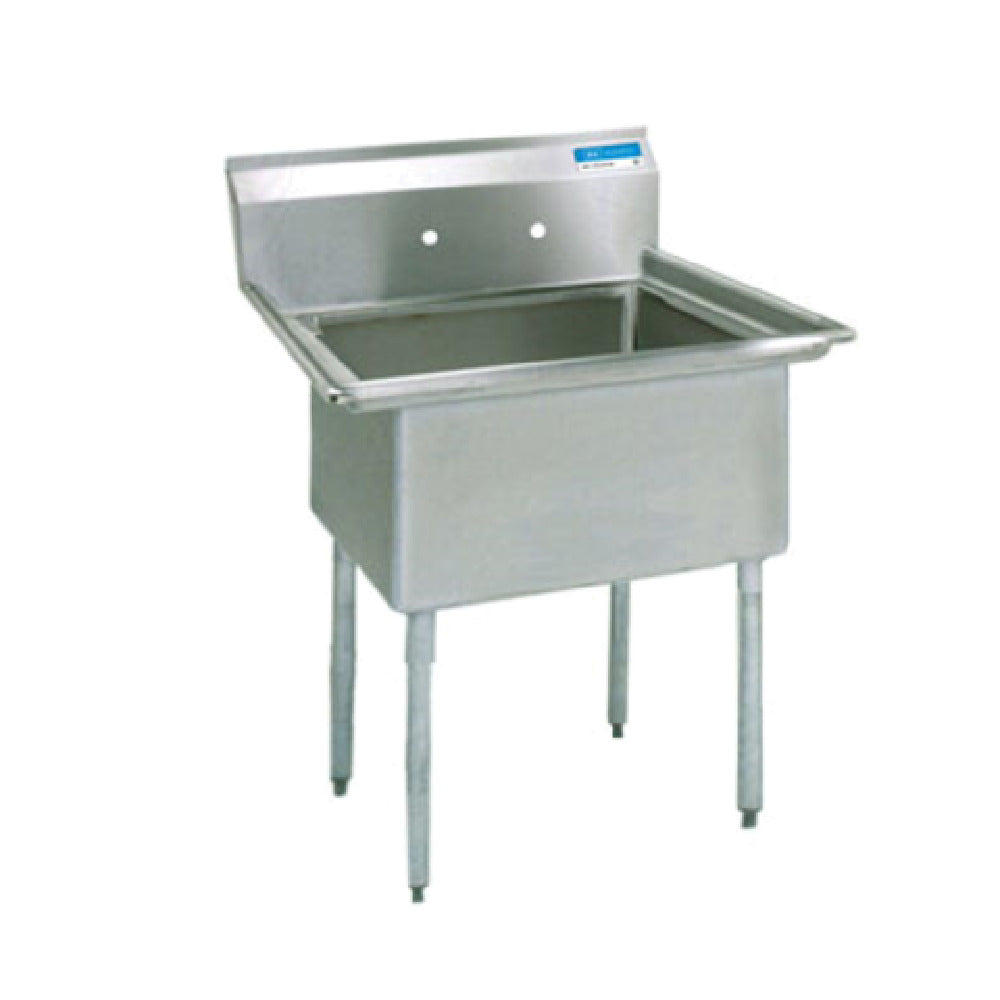 BK Resources BKS-1-18-12 Sink One Compartment 23-1/2"W X 23-13/16"D X 43-3/4"H Overall Size