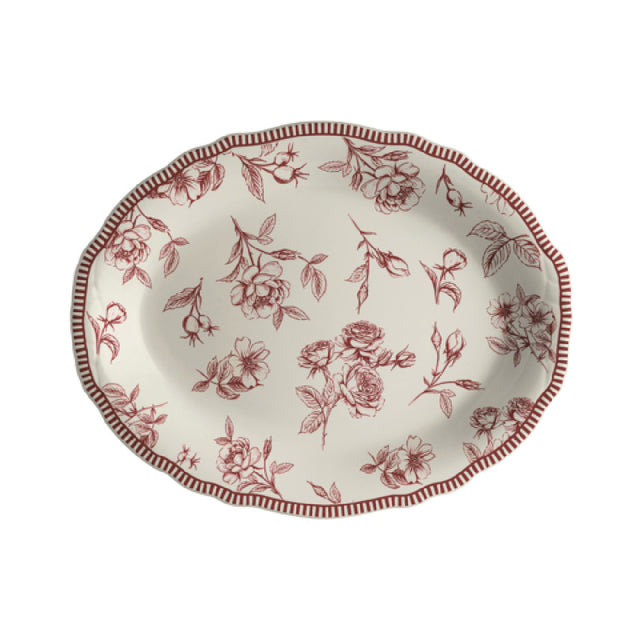 Steelite HL52763886 Oval Platter 12.625" X 9.75" Carolyn
