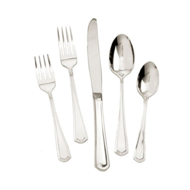 Steelite WL4407 Dessert Spoon 7-1/8" Silverplate With Mirror Finish
