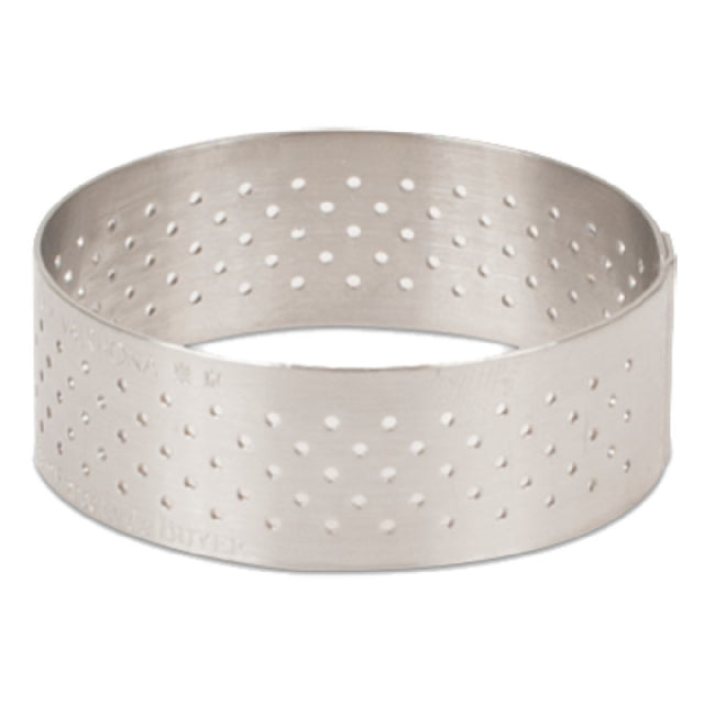 JB Prince M600 2 De Buyer Valrhona Tart Ring 2-1/8" X 3/4"H Round