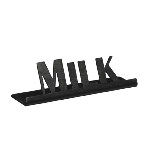 Service Ideas 1C-ST-MILK-SIGN-BX Service Ideas Laser Cut ID/Table Sign 18/8 Stainless