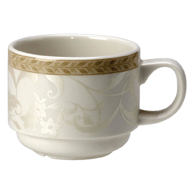 Steelite 9019C331 Stacking Teacup 7.5 Oz 4.125" X 4.125" X 2.5"H
