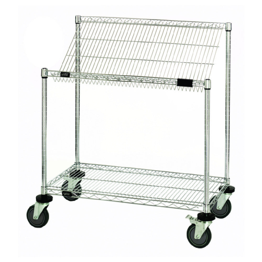 Quantum M1848SL34C Mobile Cart 48"W X 18"D X 40"H Includes: (1) Flat Wire Shelf