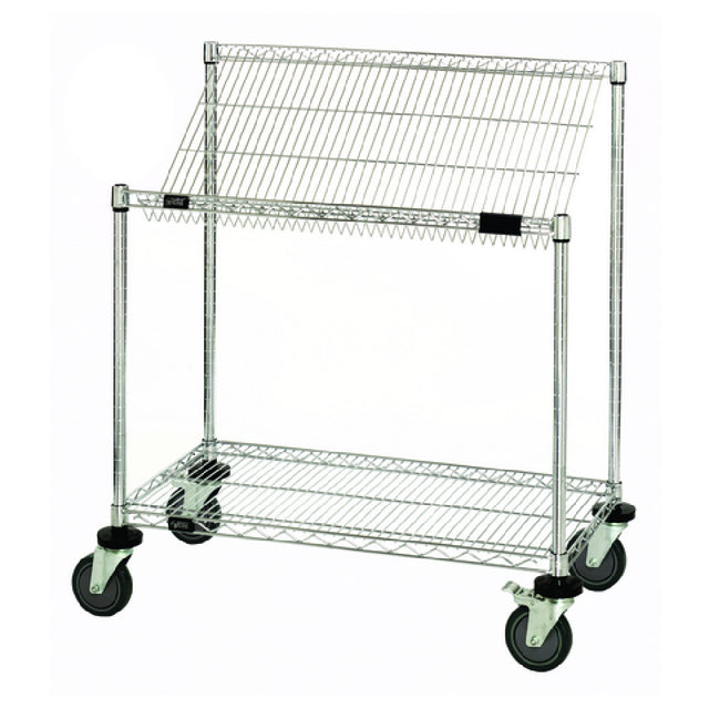 Quantum M1848SL34C Mobile Cart 48"W X 18"D X 40"H Includes: (1) Flat Wire Shelf