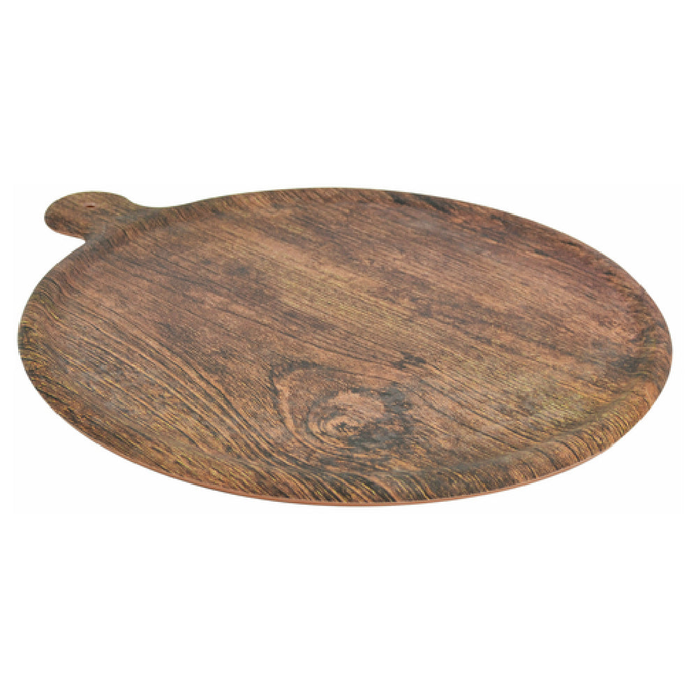 BauscherHepp TRW3145 Rustic Wood Collection Platter 17-3/4" X 15" X 1/2"H Round