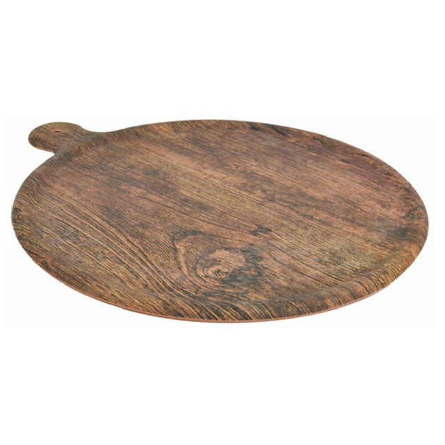 BauscherHepp TRW3145 Rustic Wood Collection Platter 17-3/4" X 15" X 1/2"H Round