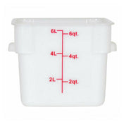 Omcan 80204 (80204) Food Storage Container 6 Quart Square