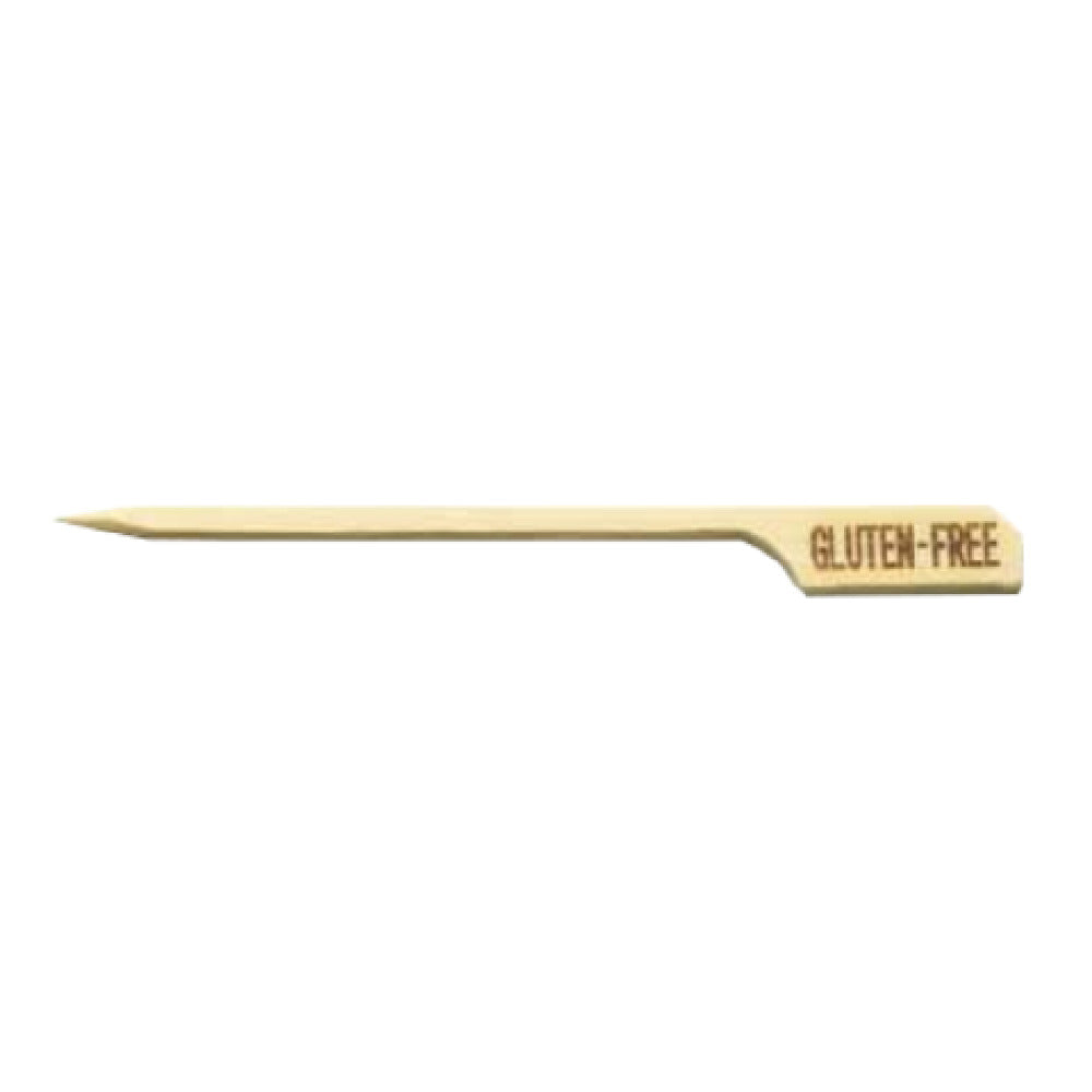 TableCraft Products BAMP35G - Cash & Carry Gluten-Free Pick, 3-1/2", Bamboo (100 Per Pack) (must Be Purchased In Multiples Of 12 Packs)