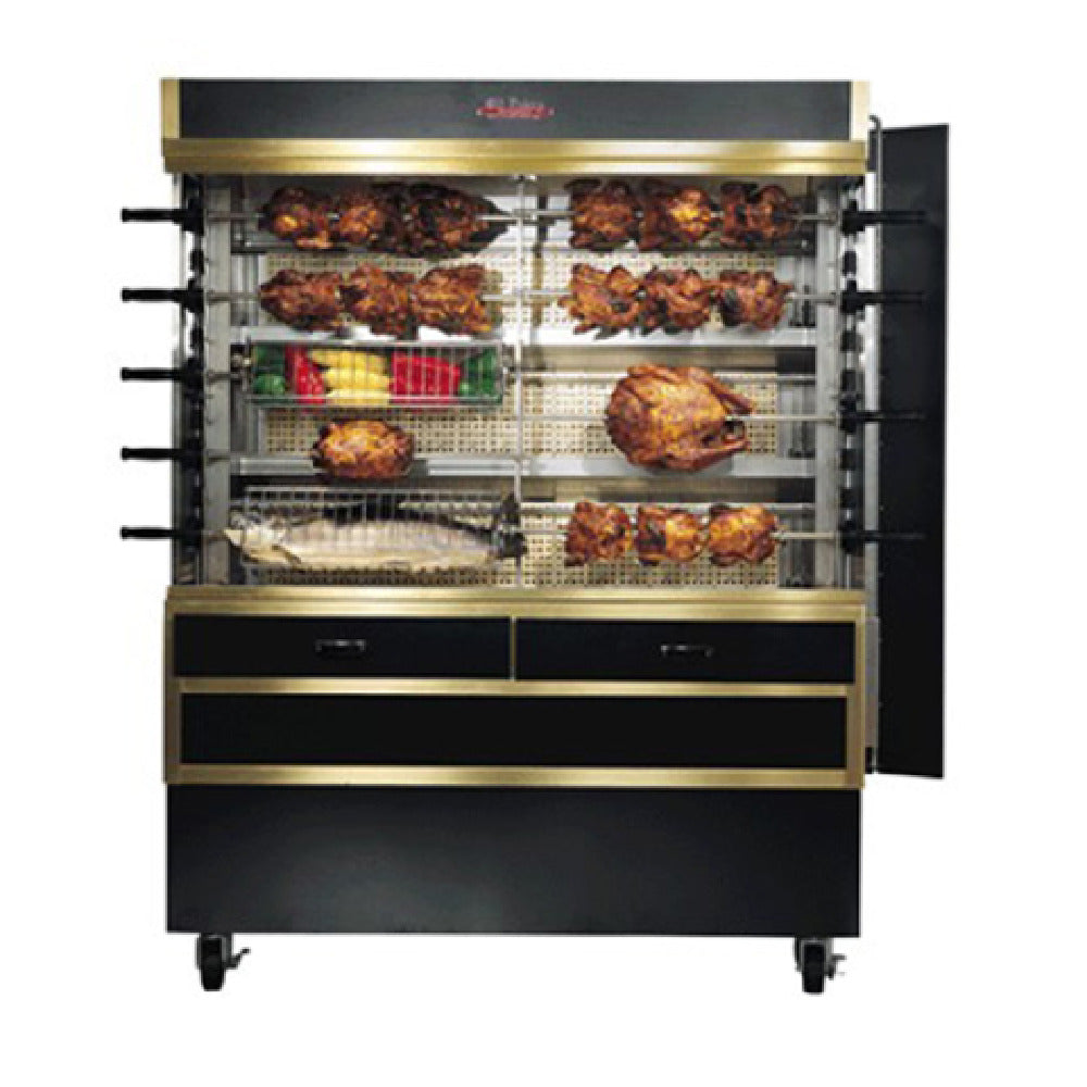 Hickory Industries, Inc. N/45WDE-PLUS - Electric Rotisserie Oven, 13-spits In 2 Side-by-side Rows
