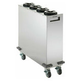 Dispense-Rite MCDC-SLR4X1 - Mobile Cup Dispensing Cart, 35”H X 12”W X 33”D