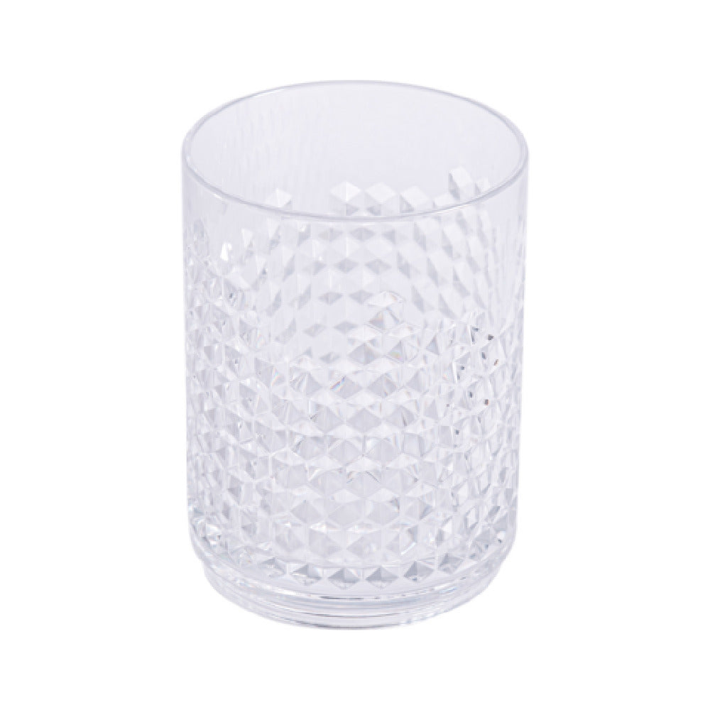 GET Enterprises HX-14R-CL Huxley Double Rocks 14 Oz. (14.75 Oz. Rim-Full) 3.25" Dia. X 4.4"H